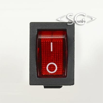 Переключатель KCD1-B2 (KCD1-B2101N11RK)* 6A 3pin RED light Переключатель KCD1-B2 (KCD1-B2101N11RK)* 6A 3pin RED light
