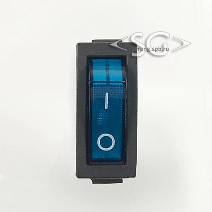 Переключатель KCD3-1 (KCD3-101N11CBK) 16A 3pin BLUE light Переключатель KCD3-1 (KCD3-101N11CBK) 16A 3pin BLUE light