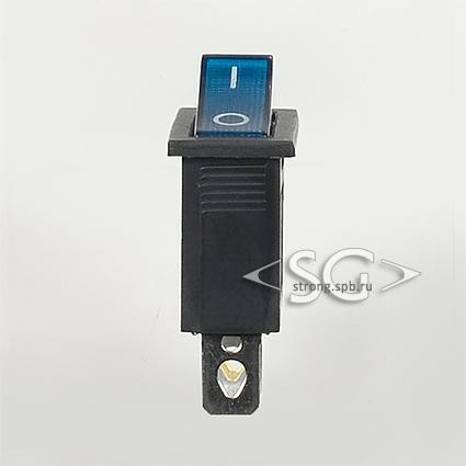 Переключатель KCD3-1 (KCD3-101N11CBK) 16A 3pin BLUE light Переключатель KCD3-1 (KCD3-101N11CBK) 16A 3pin BLUE light